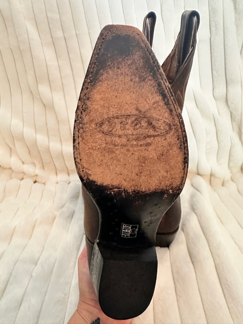 J.B. Dillon Brown Western Cowboy Boots - Picture 7 of 7